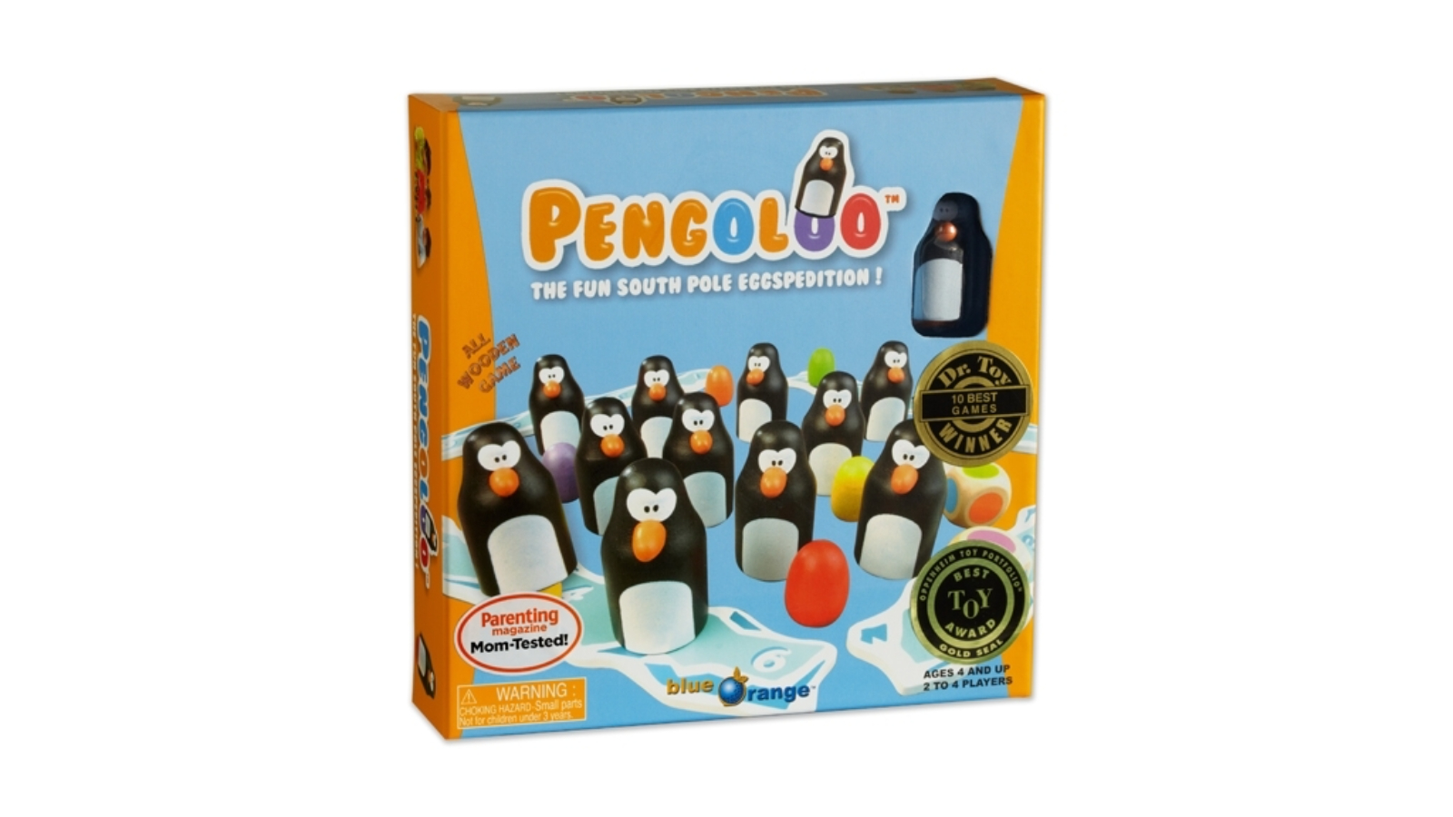 Blue Orange Pengoloo Gioco Da Tavolo In Legno Per Bambini 4+, 2-4 Giocatori, Gioco Di Memoria E Colori - 2