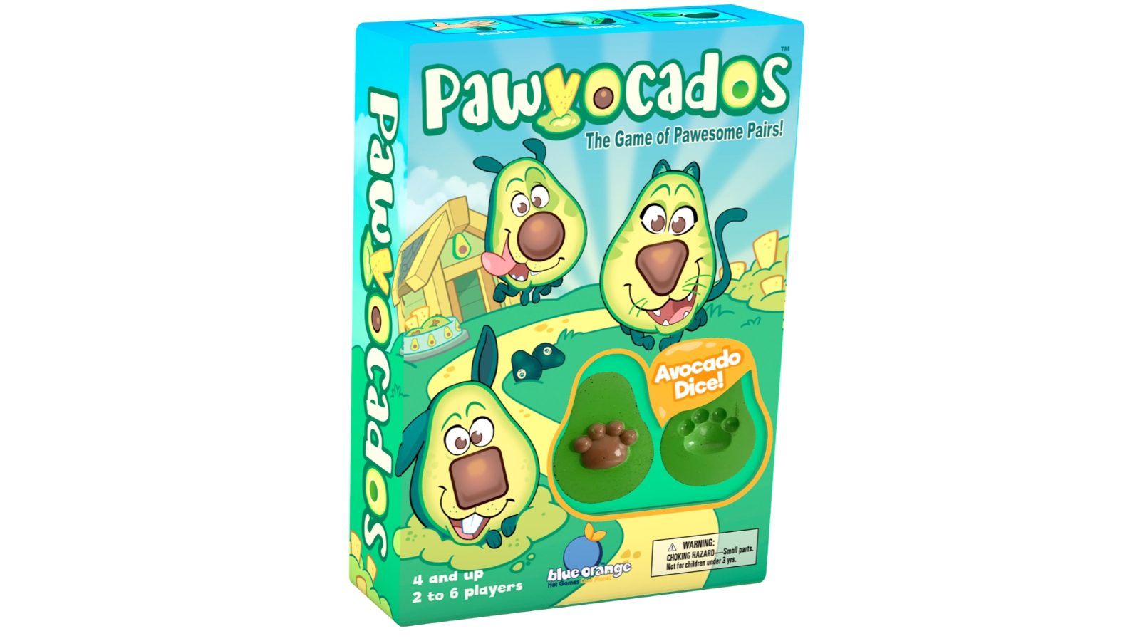 Blue Orange Games Pawvocados Board Game