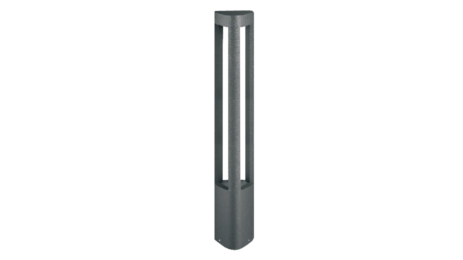LED 3 Sections Garden Bollard Light 3000K H80cm IP54 - Grey