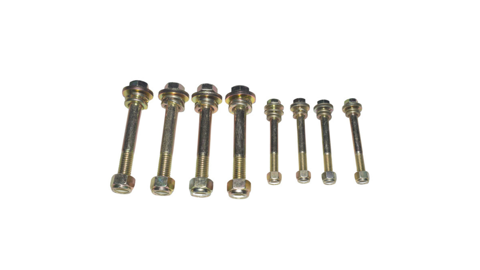 Machter Autoparts Pty Ltd Rear Upper and Lower Control Arm Bolt Nut Kit Fit for Jeep Wrangler TJ 1997-2006