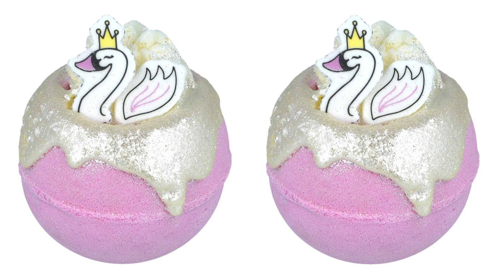 Bomb Cosmetics Swan Princess Blaster Scented Fragrance Bath Salt - Pack of 2