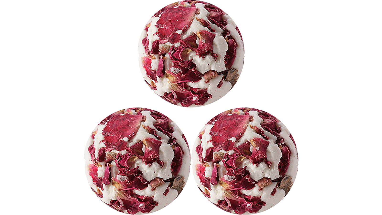 Bomb Cosmetics Rose Bath Creamer Body Fragrance - Pack of 3