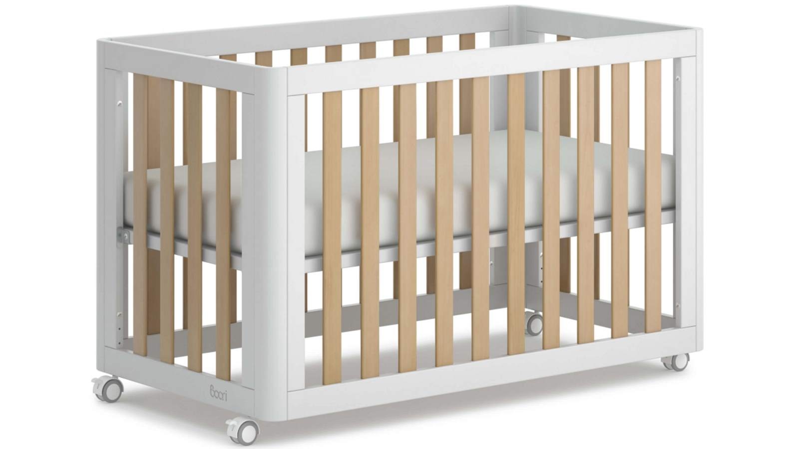 Boori Turin Compact Cot Barley White/Almond Harvey Norman