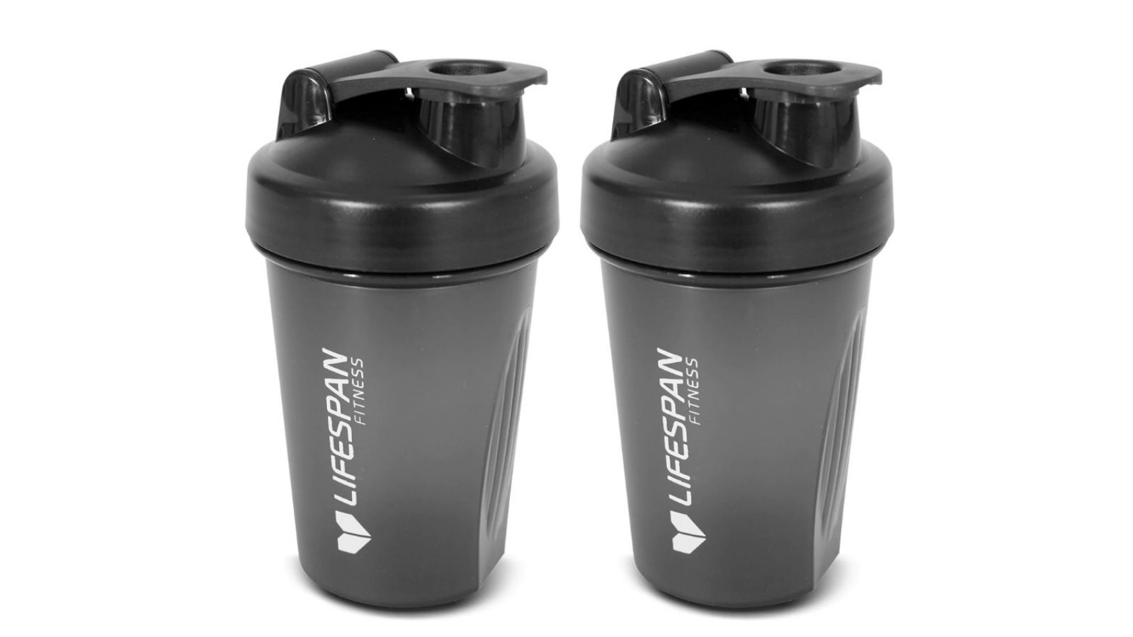 Lifespan Fitness 500ml Shaker Bottle in Black - 2 Piece