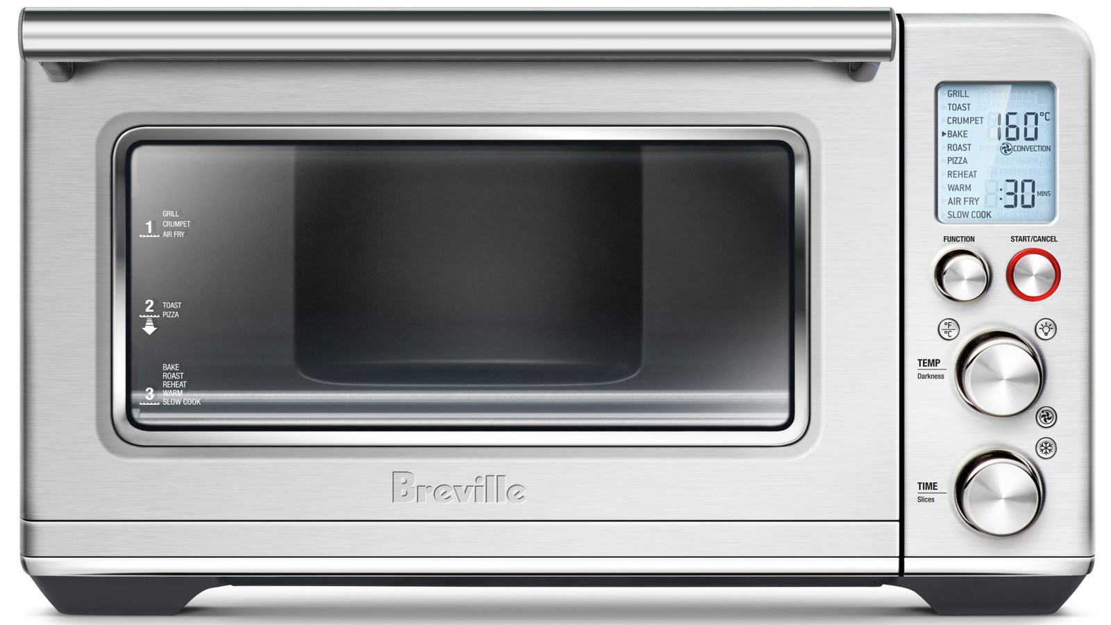 Breville The Smart Oven Air Fryer - Brushed Stainless Steel | Harvey Norman