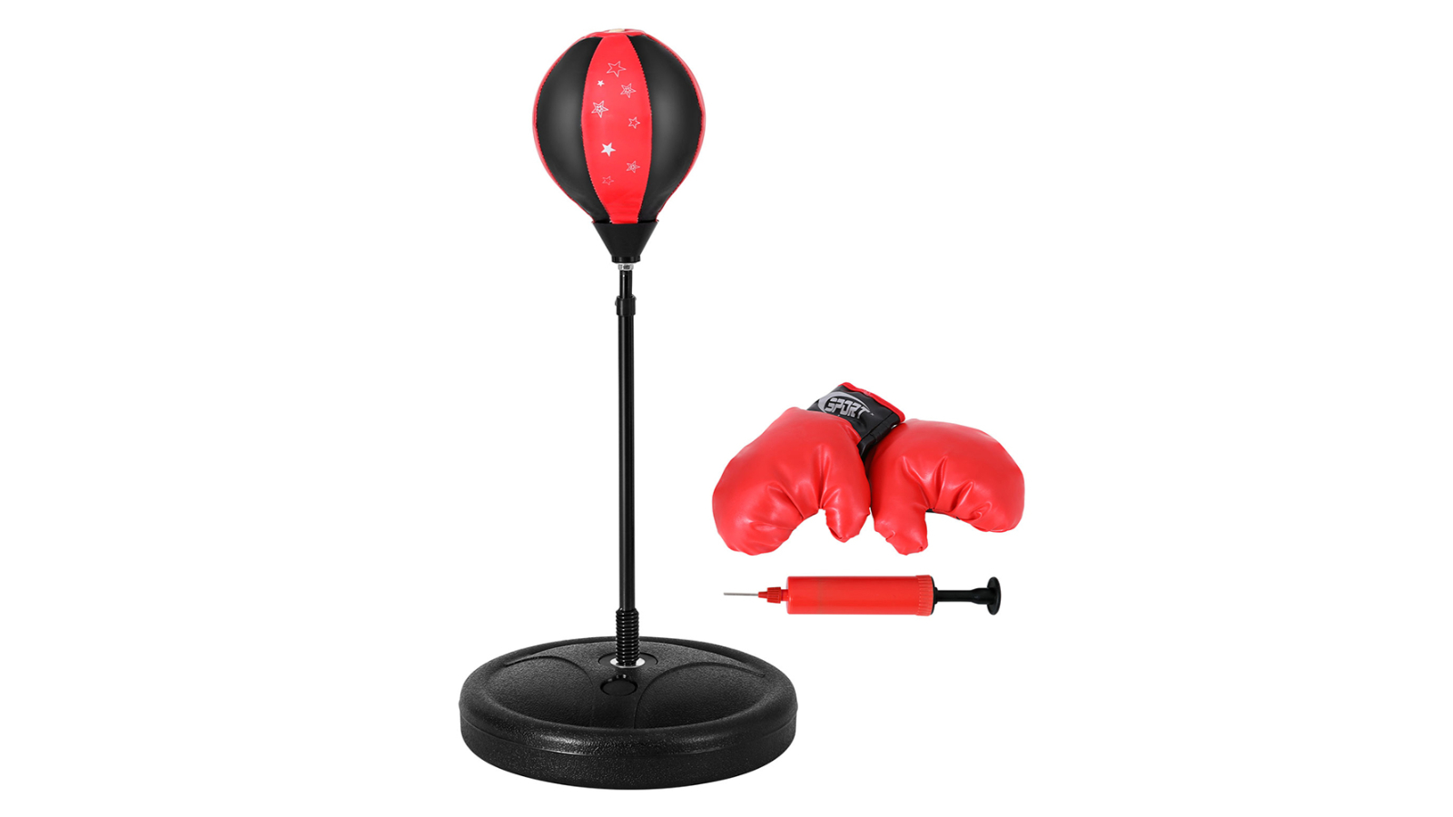 Everfit Adjustable Boxing Bag Stand Set with Punching Gloves and