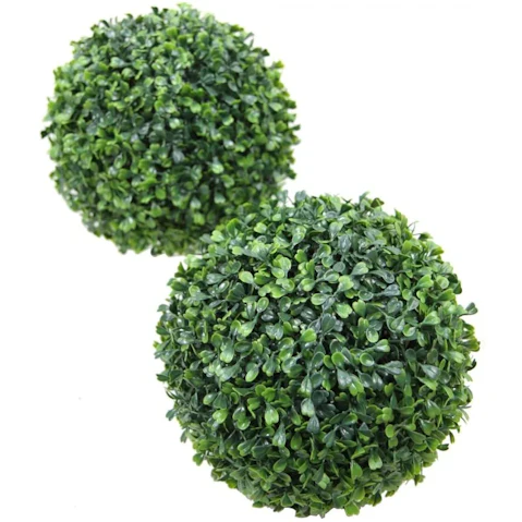 Glamorous Fusion Green Boxwood Ball Artificial Plant - 25cm