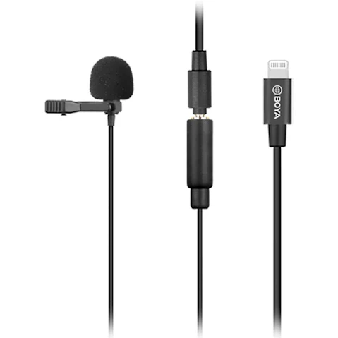 Boya BY-M2 Lavalier Microphone for Apple Smartphone