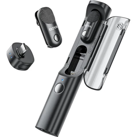 Boya Magic Transformable Al-Powered Mini Wireless Microphone