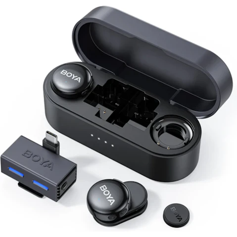 Boya BoyaLink 3 AI-Powered Wireless Microphone (USB-C)