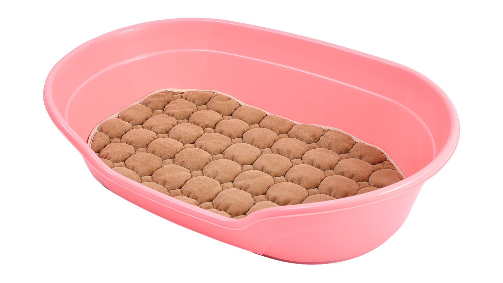 YES4PETS Medium Plastic Washable Basket Pet Bedding - Pink