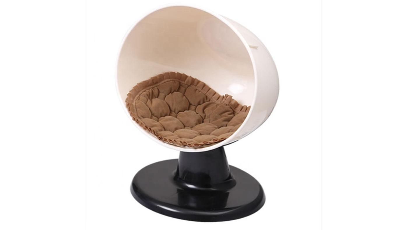 YES4PETS Small Pet Dog Cat Cave House Nest Bed - Beige