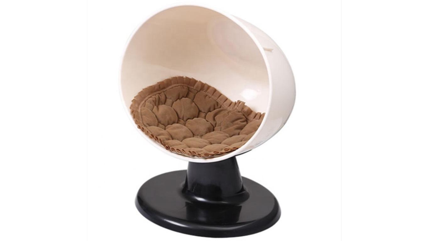 YES4PETS Medium Pet Dog Cat Cave House Nest Bed - Beige