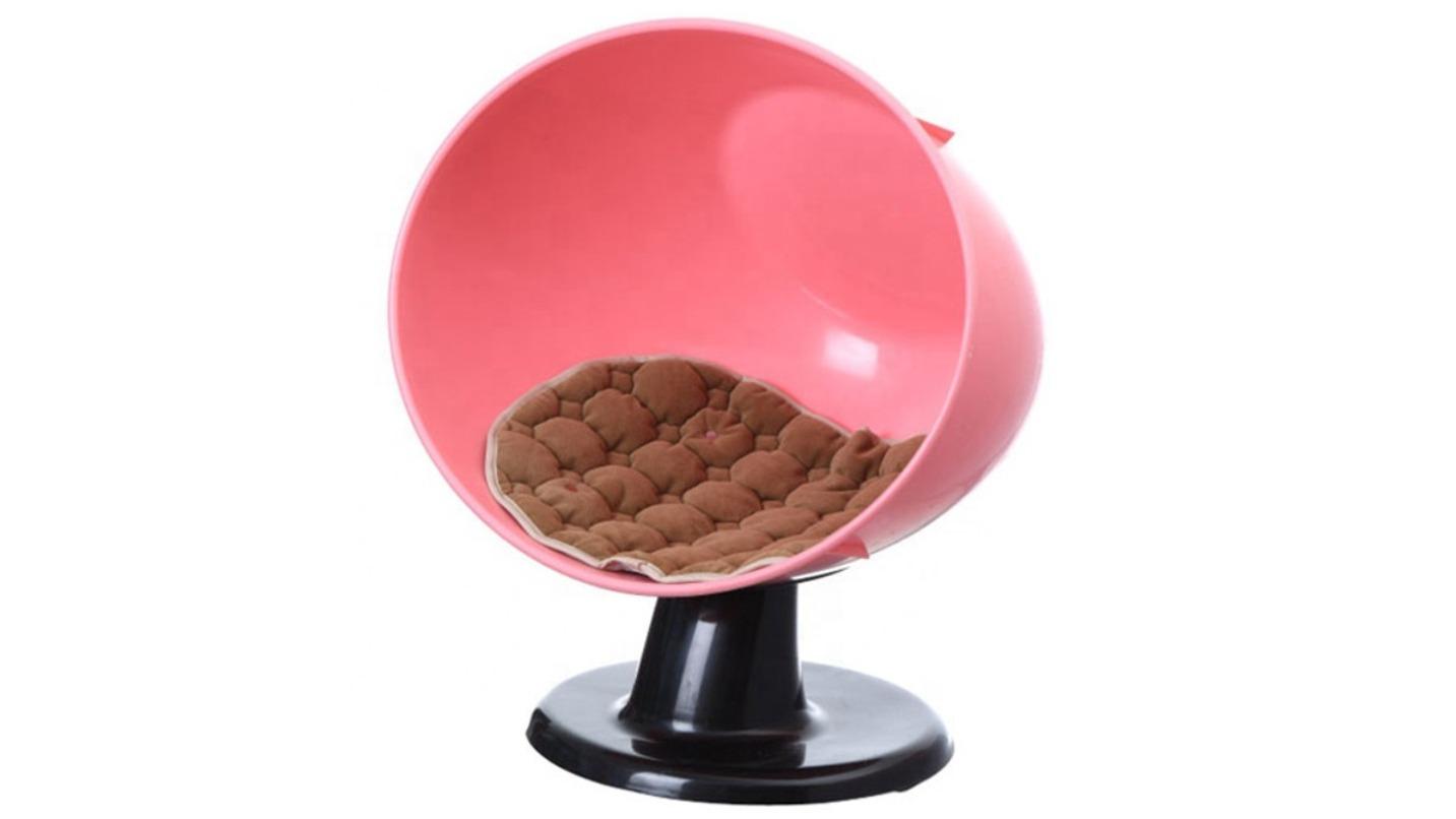 YES4PETS Medium Pet Dog Cat Cave House Nest Bed - Pink