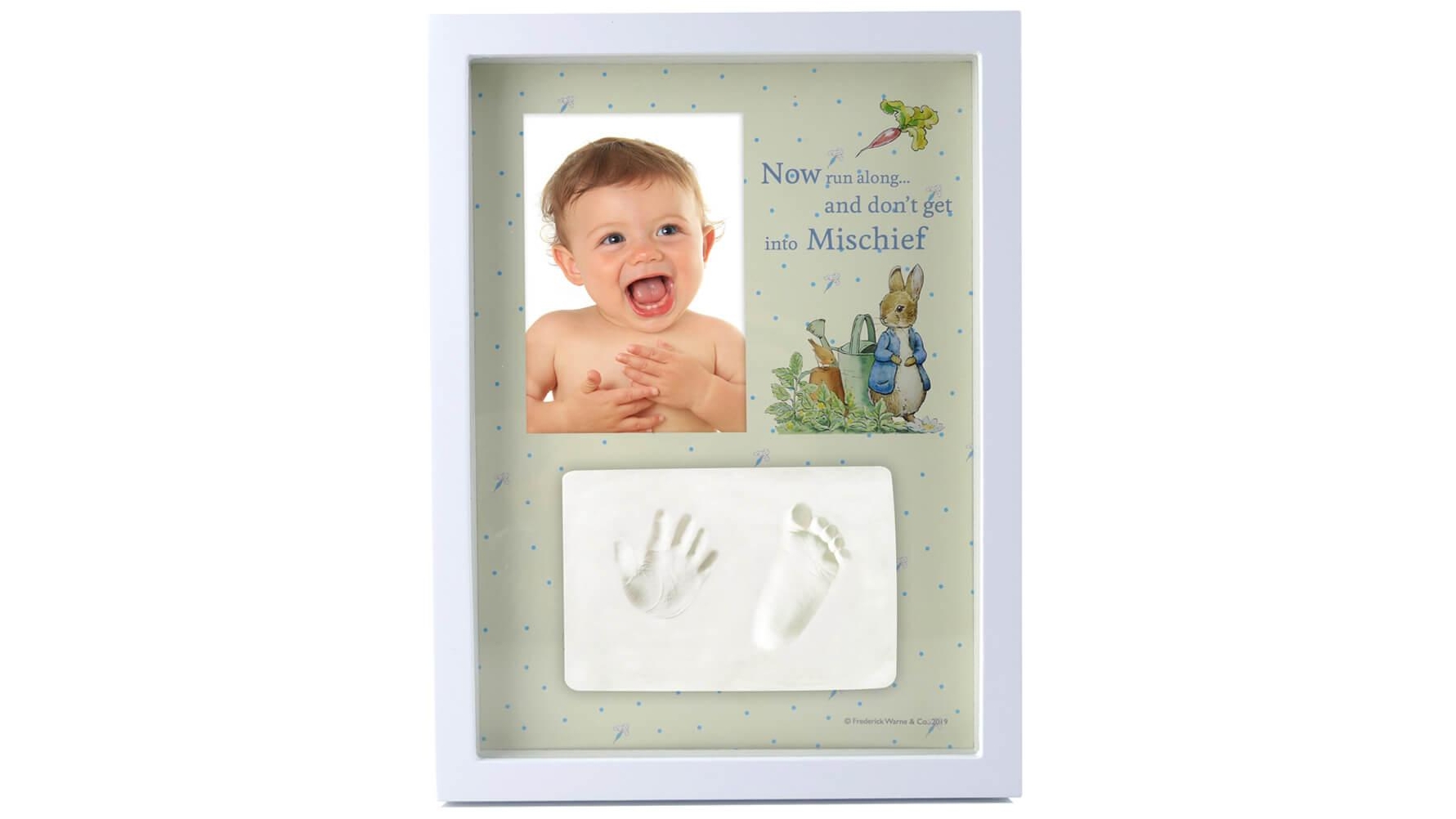 Beatrix Potter Gift Set Baby Hand/Foot Clay Frame
