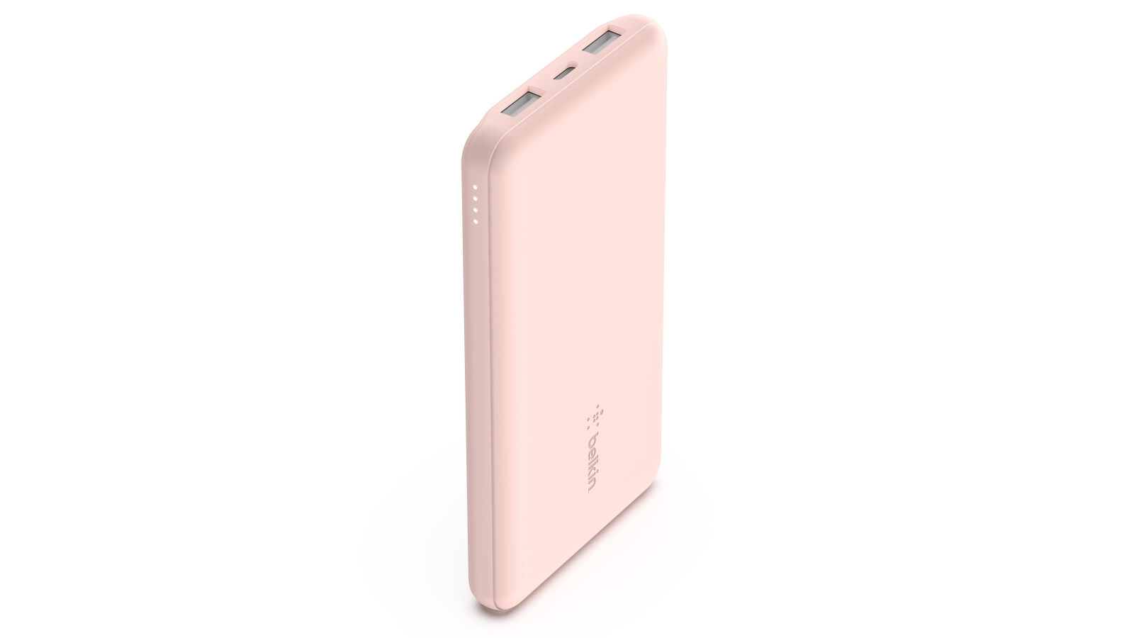 Belkin BoostCharge 3Port 10K Power Bank (Rose Gold) + USBA to USBC
