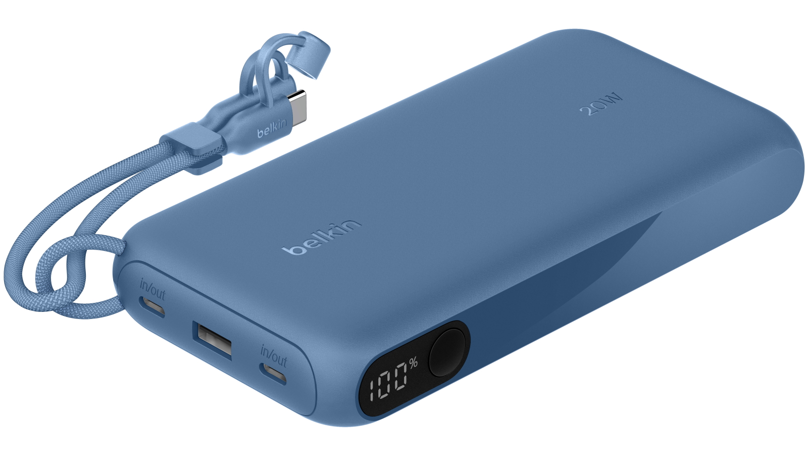 Belkin BoostCharge 20K Power Bank with Display - Blue