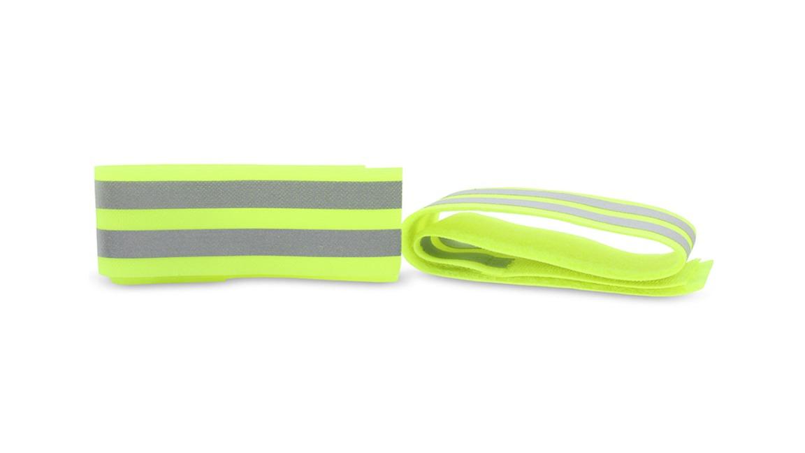Proseries Pack of 2 High Visibility Bike Safety Trouser or Arm Band - Fluro Yellow