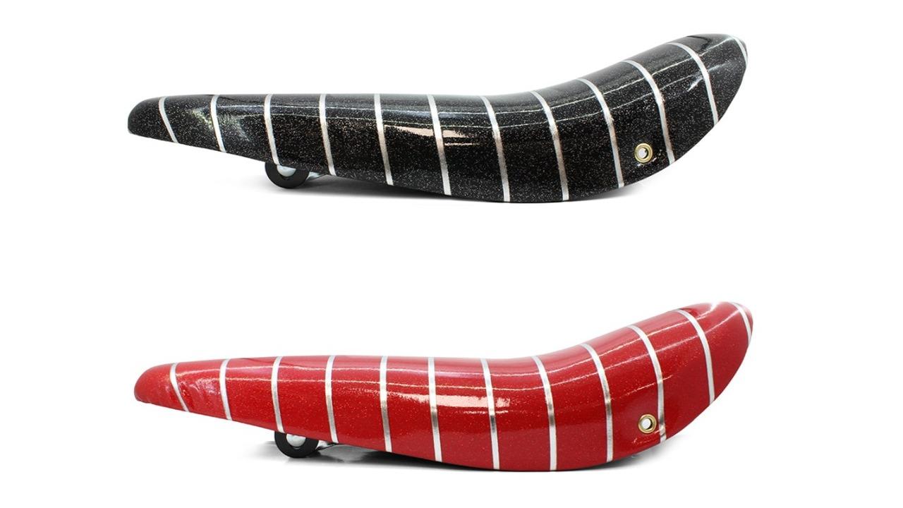 Action Bike and Ski Sparkle and Silver Stripe Lowrider Dragster Seat