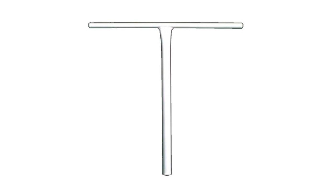 Action Bike and Ski Powder Coated Steel White Scooter T Bar - 50 x 51.5cm