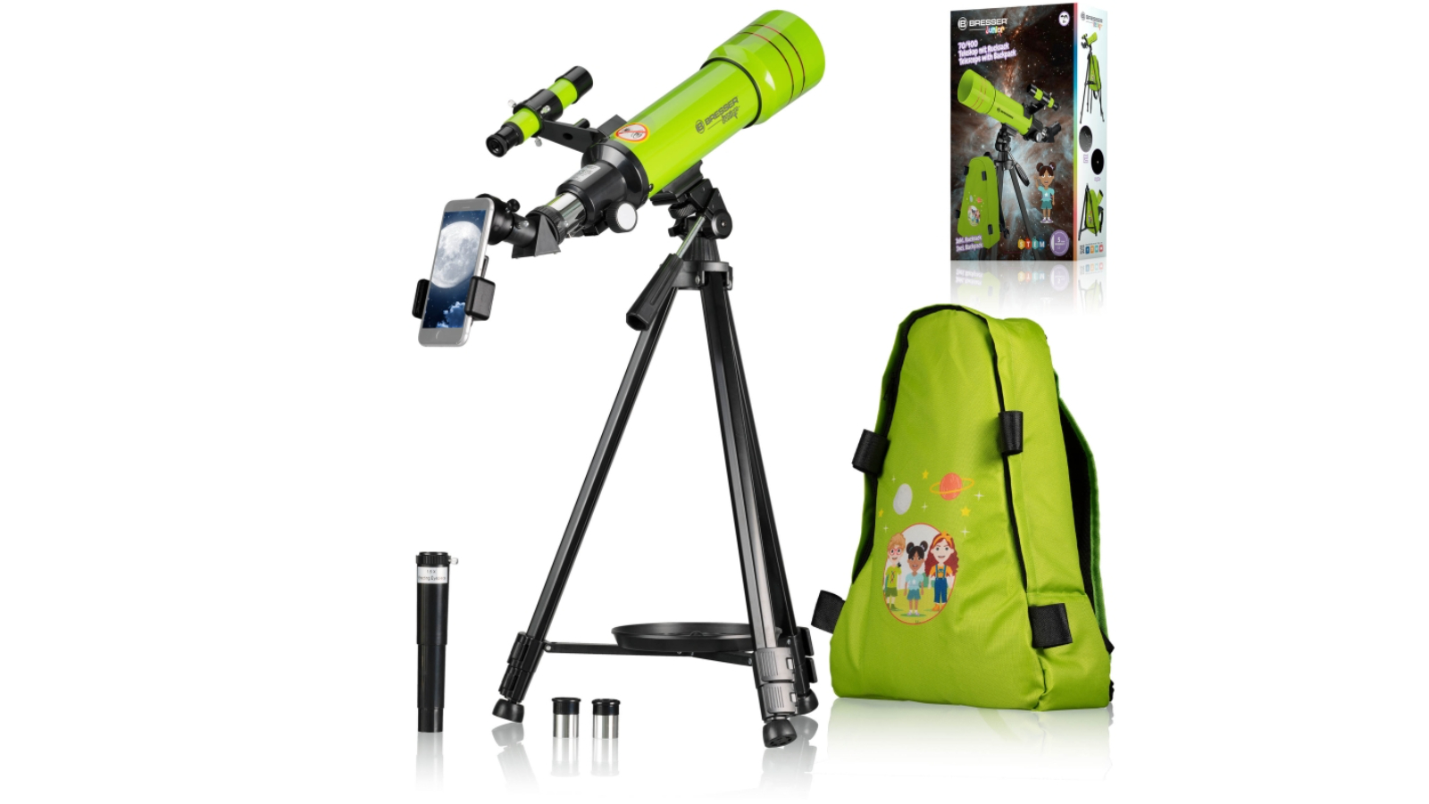 Bresser Junior 70/400 Refracting Telescope with Backpack