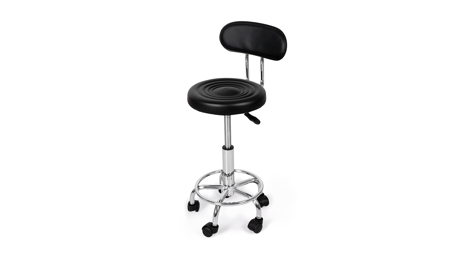 Levede Black Hydraulic Adjustable Salon Stool
