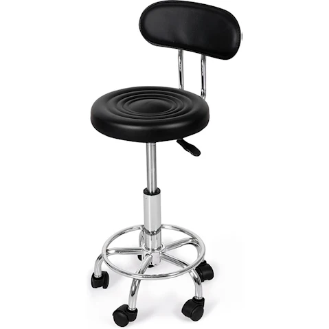 Levede Black Hydraulic Adjustable Salon Stool