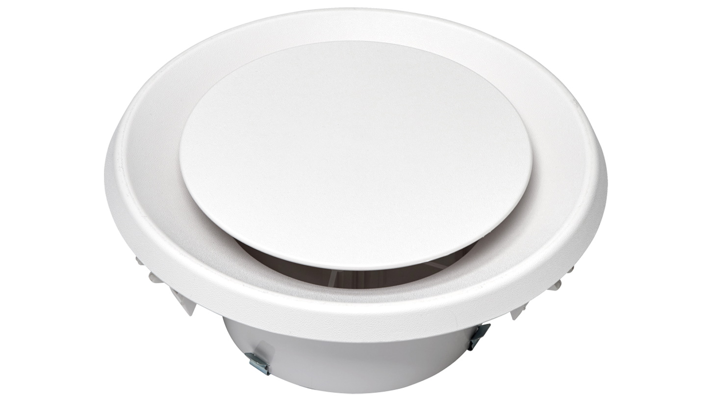Schweigen Multi-Purpose Silent Exhaust Fan with White Circular Diffuser