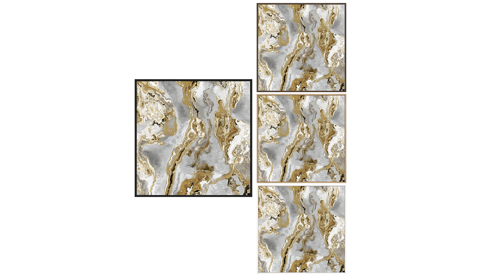 La Grolla Onyx Silver Gallery Wall Art