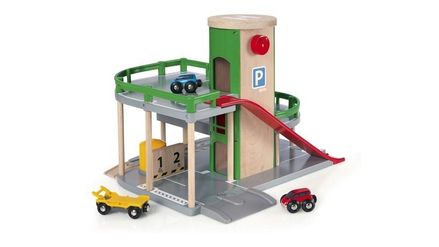 Brio 7-Piece Parking Garage Vehicle Playset