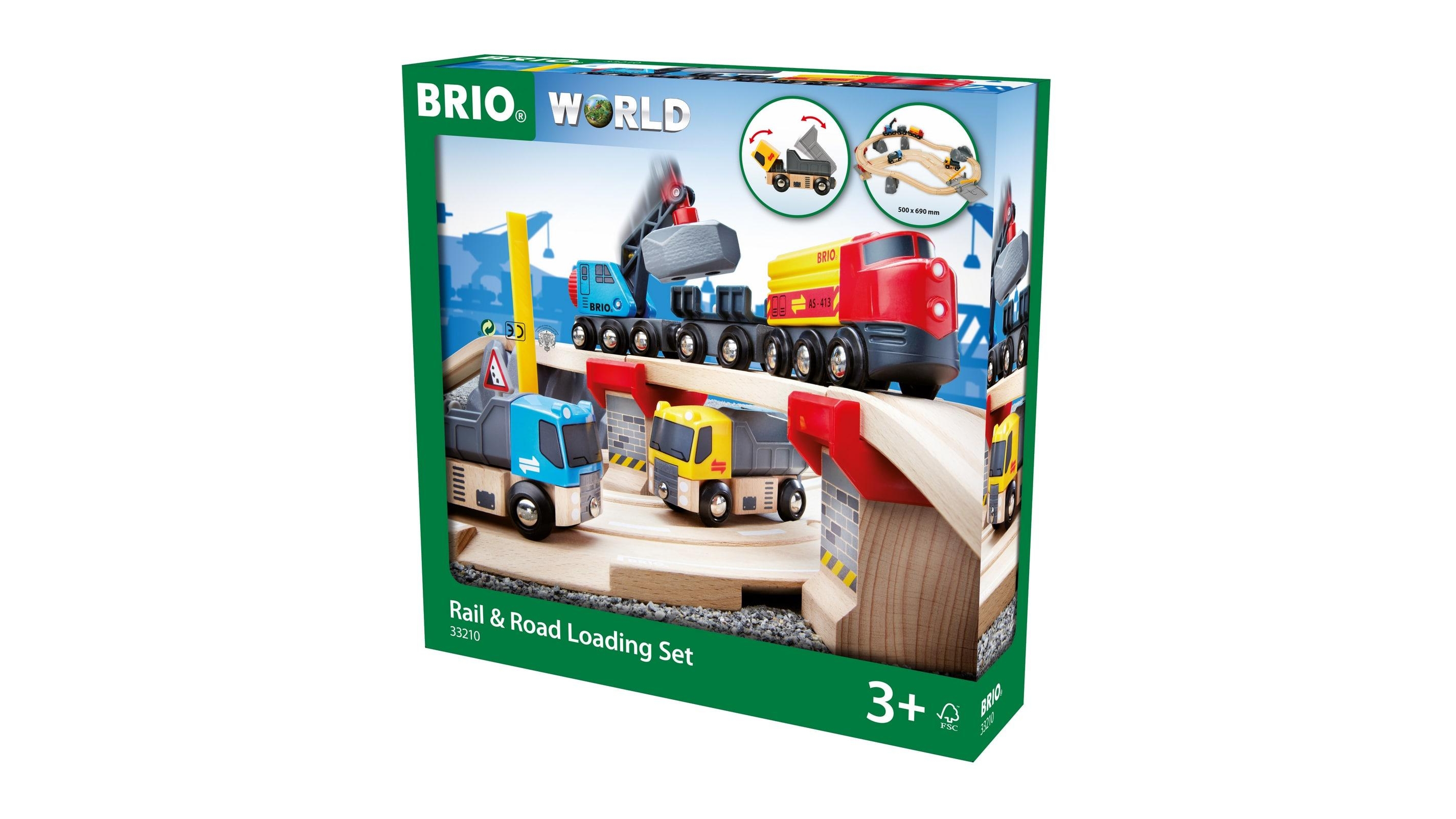 Brio Train Brio World 33210 Brio Rail And Road Loading Set