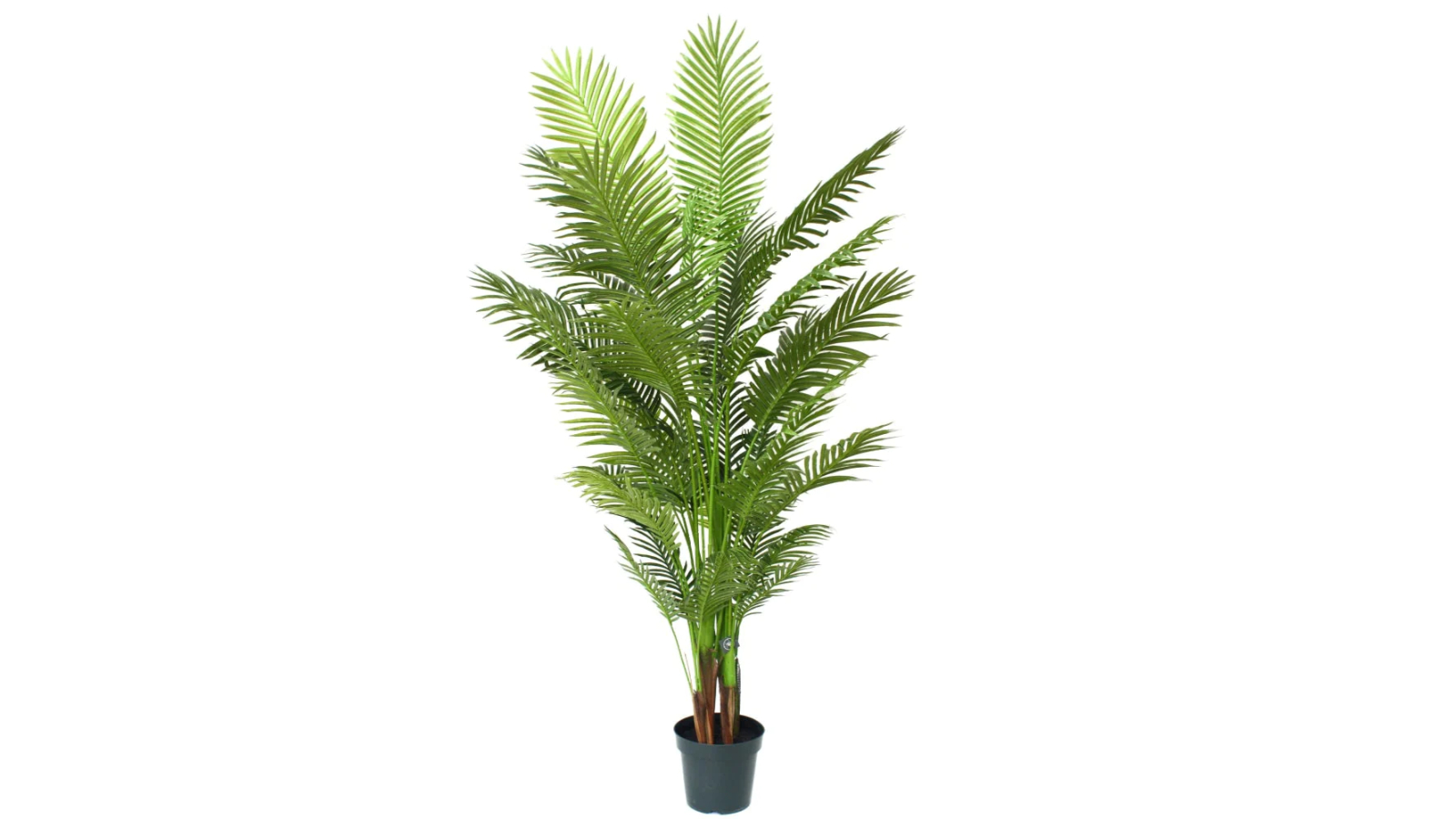 Glamorous Fusion Bright Green Areca Palm Tree Artificial Plant in Pot - 213cm