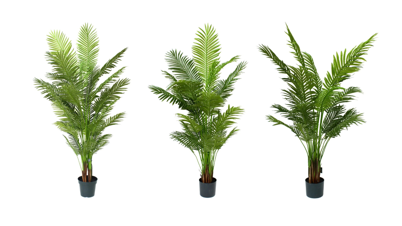Glamorous Fusion Bright Green Areca Palm Tree Artificial Plant in Pot