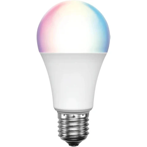 Brilliant E27 9W Smart Lighting WiFi A60 LED RGB Biorhythm Globe Screw - White
