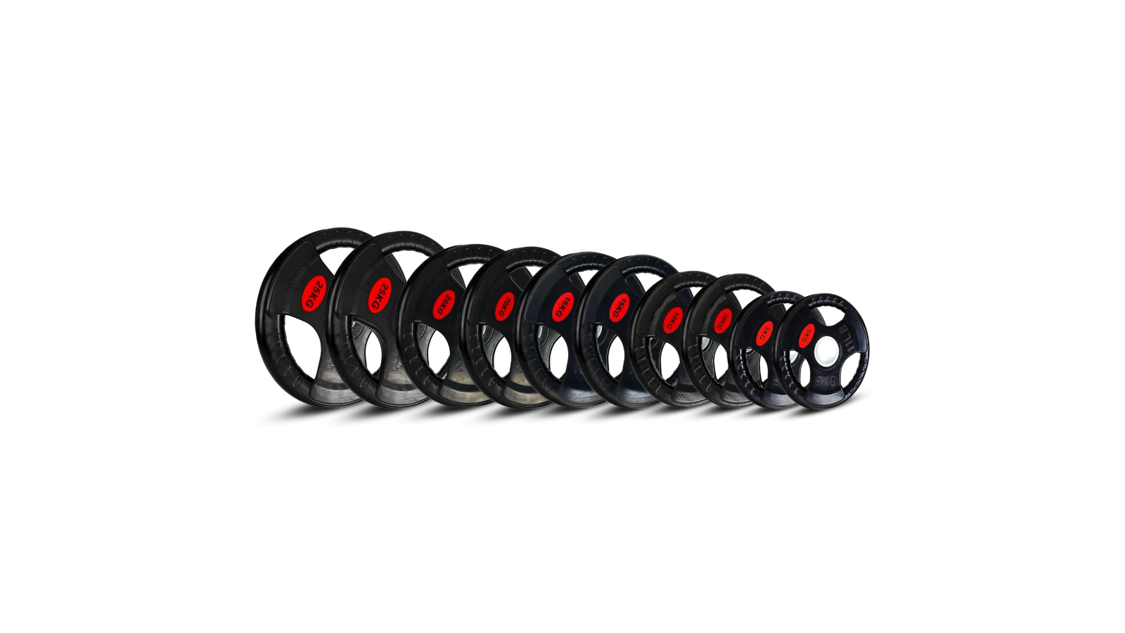 BRIXX Tri-Grip Olympic Weight Plates Package - 150Kg