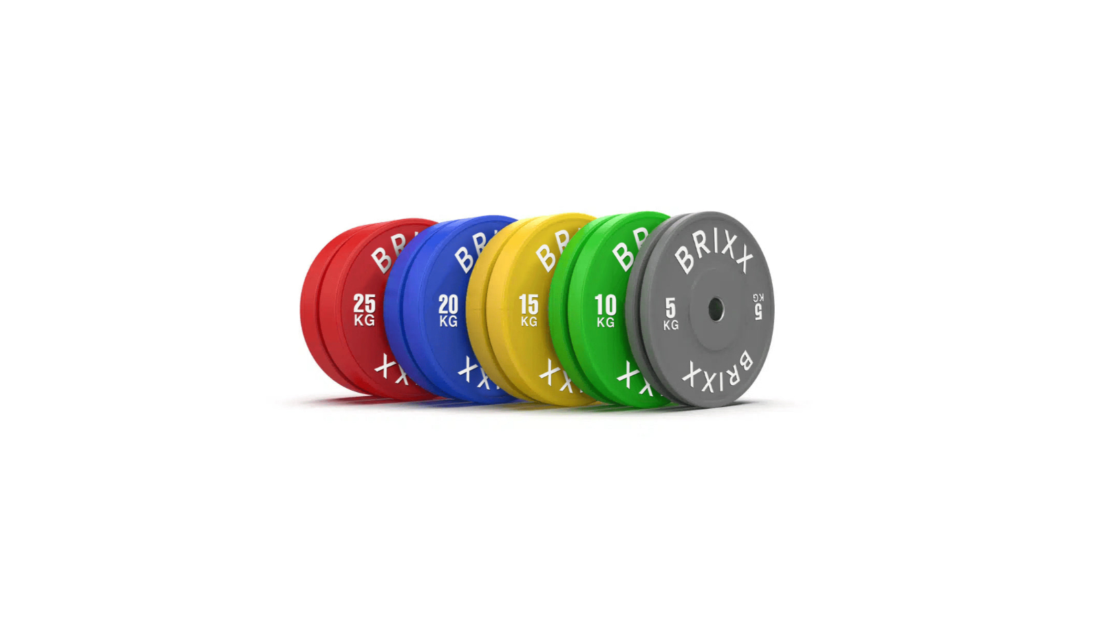 BRIXX Elite Olympic Bumper Plates Package - 150kg