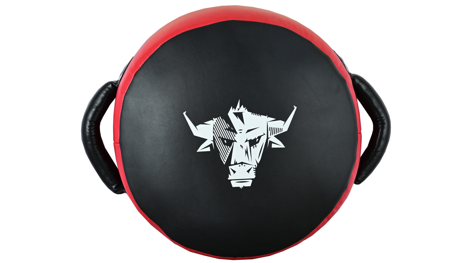 Javson Sport Round Kick Sheild Focus Pad - Black / Red