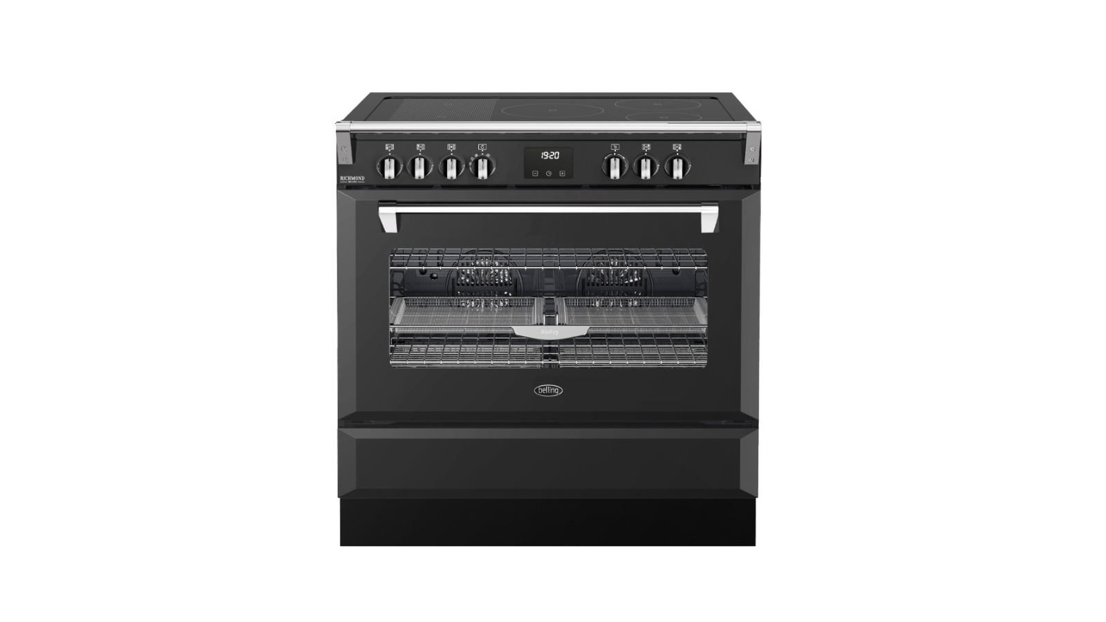 Belling 90cm 5 Zone Richmond Deluxe Dual Fuel Range Cooker - Anthracite