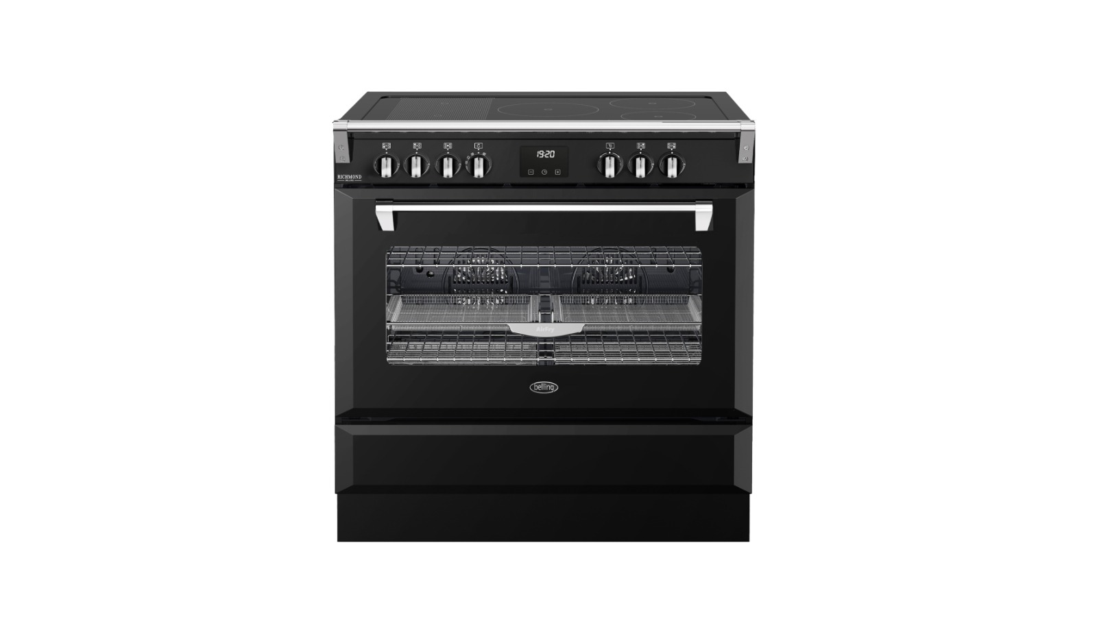 Belling 90cm 5 Zone Richmond Deluxe Induction Range Cooker - Black