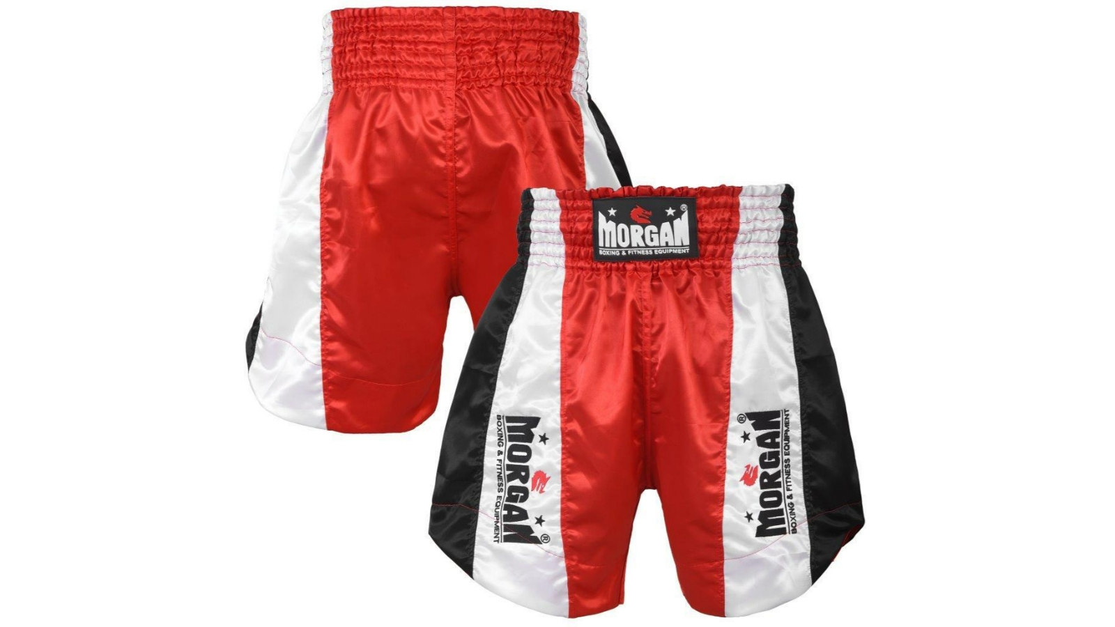 Morgan Sports Red Morgan Elite Boxing Shorts - Large