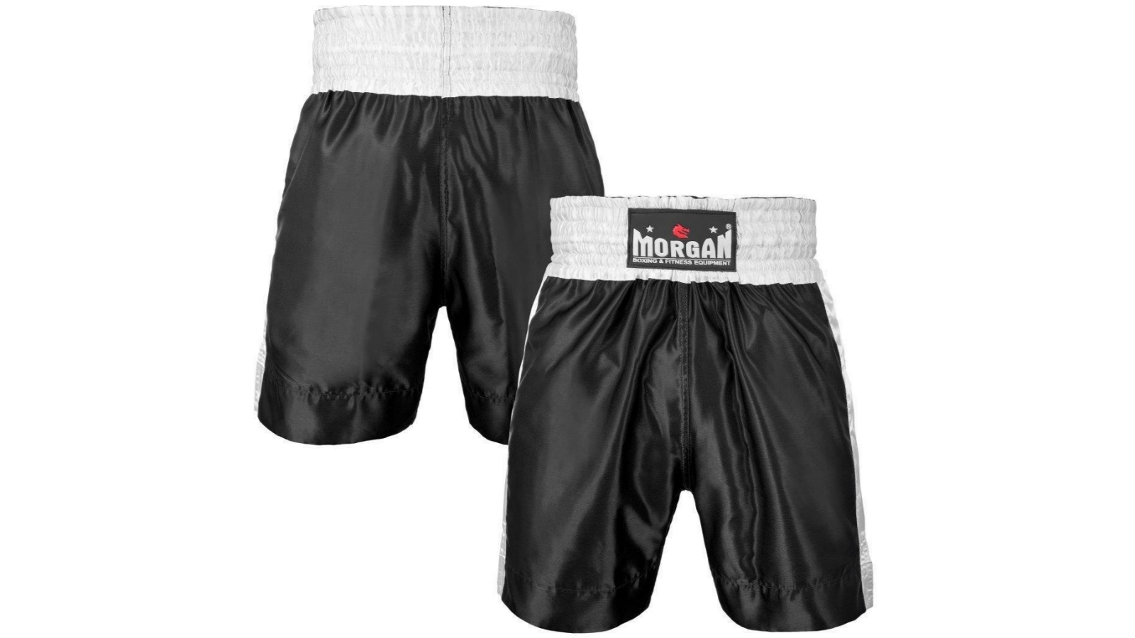Morgan Sports Black Morgan Boxing Shorts - Large