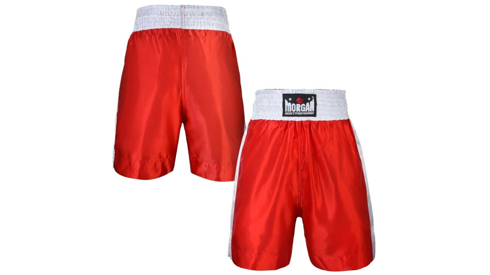 Morgan Sports Red Morgan Boxing Shorts - Small