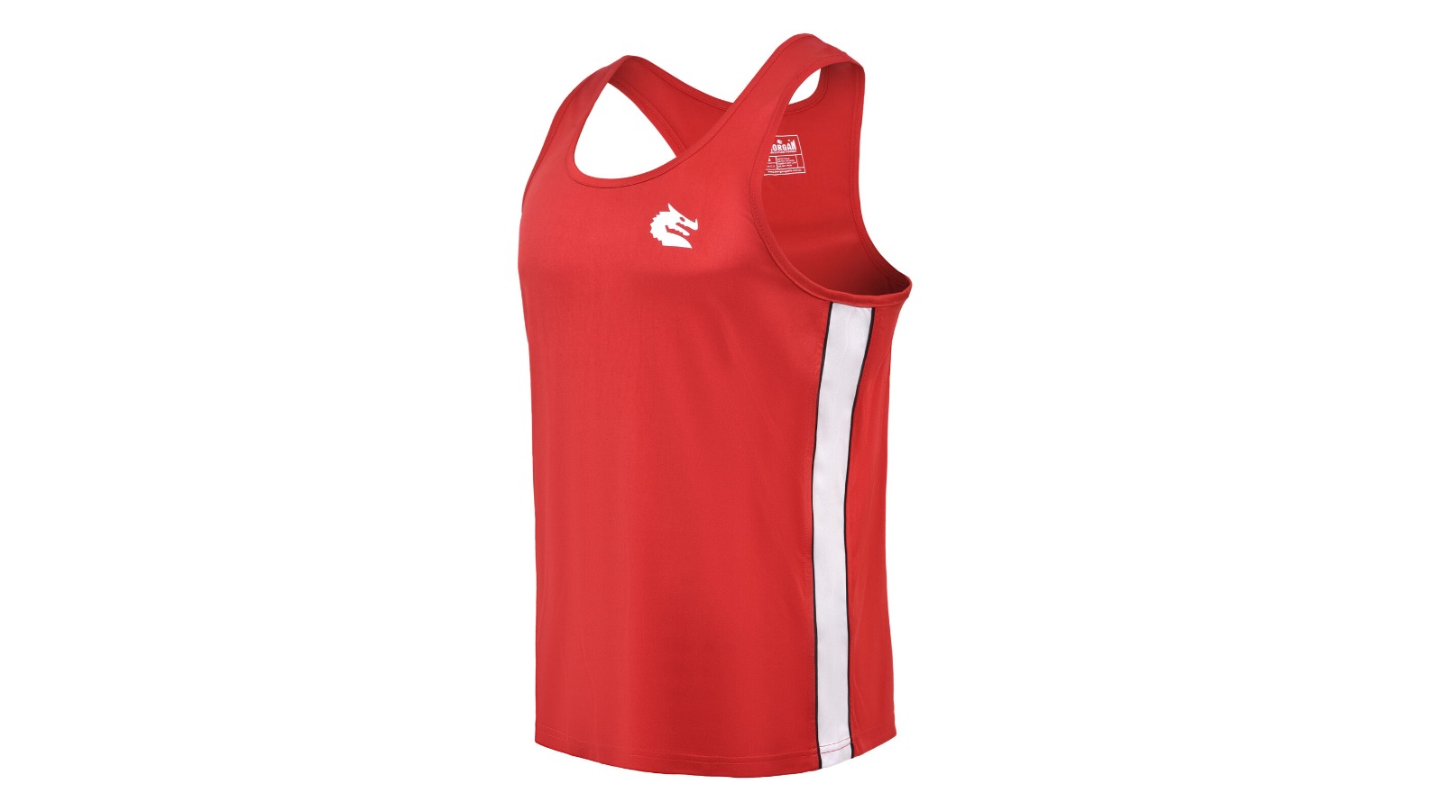 Morgan Sports Red V2 Flow Boxing Singlet - Small