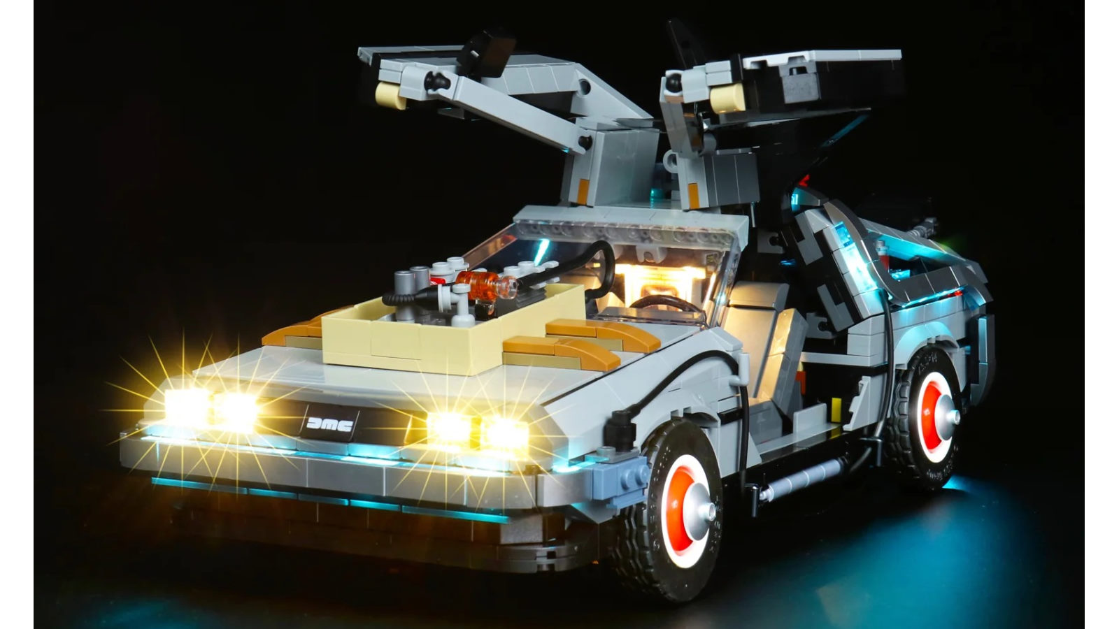 Brick Shine GC Light Kit for LEGO Back to the Future Time Machine - Classic Version