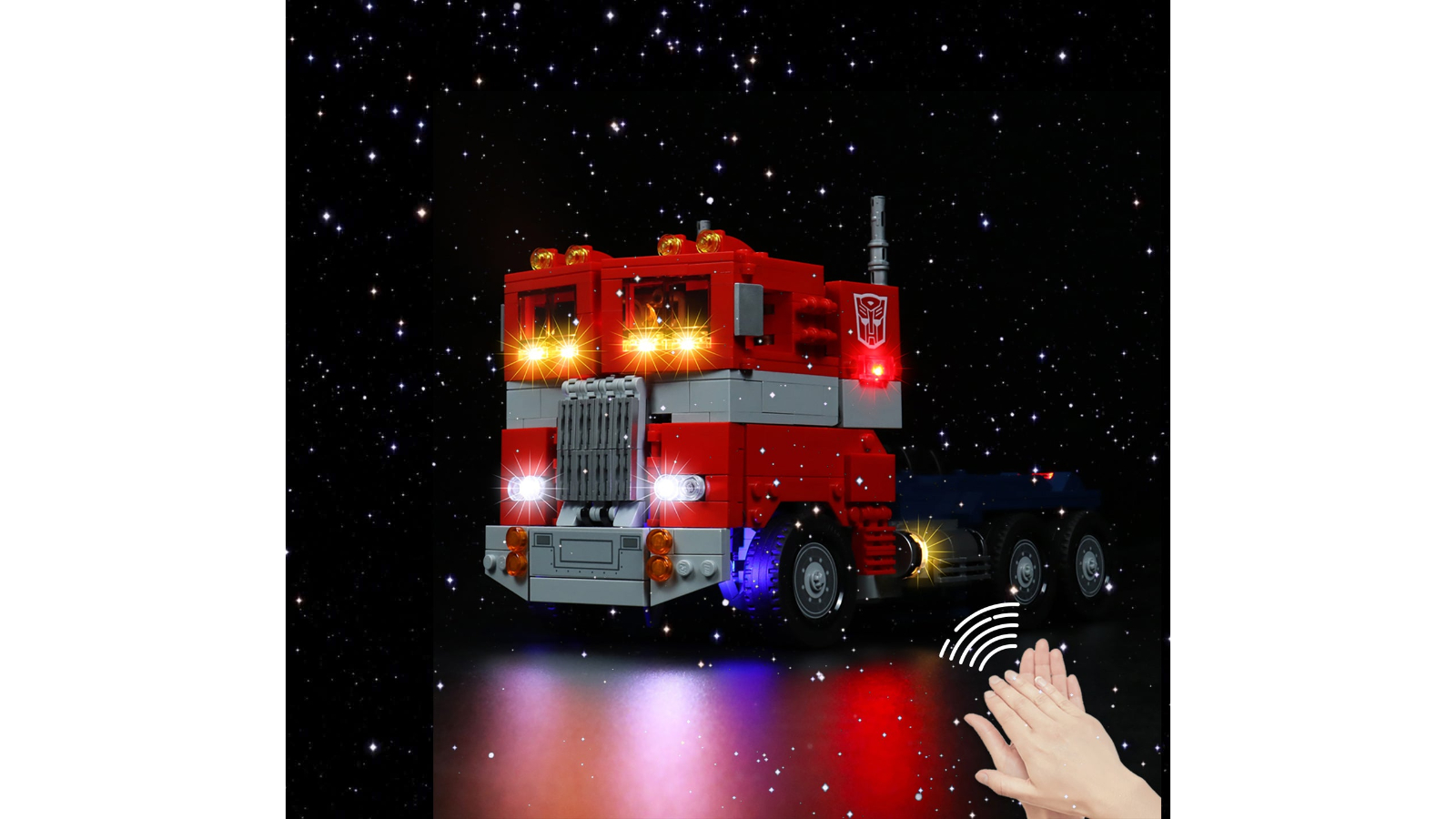 Brick Shine GC Light Kit for Lego Optimus Prime 10302 Sound Control Version