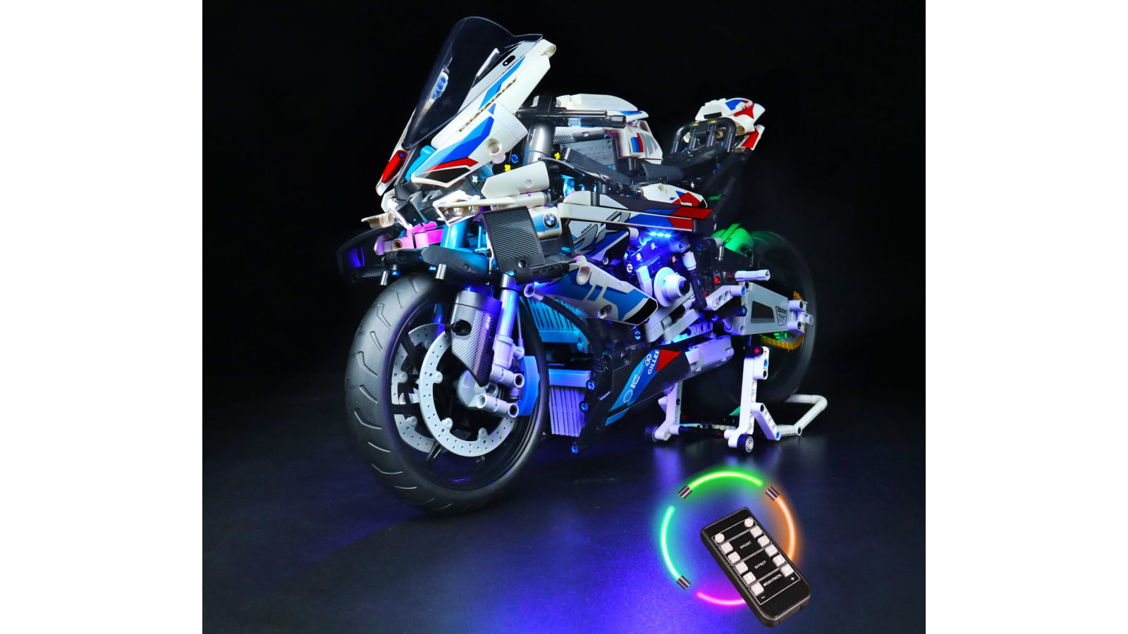 Brick Shine GC Light Kit for LEGO BMW M 1000 RR - Remoted Version