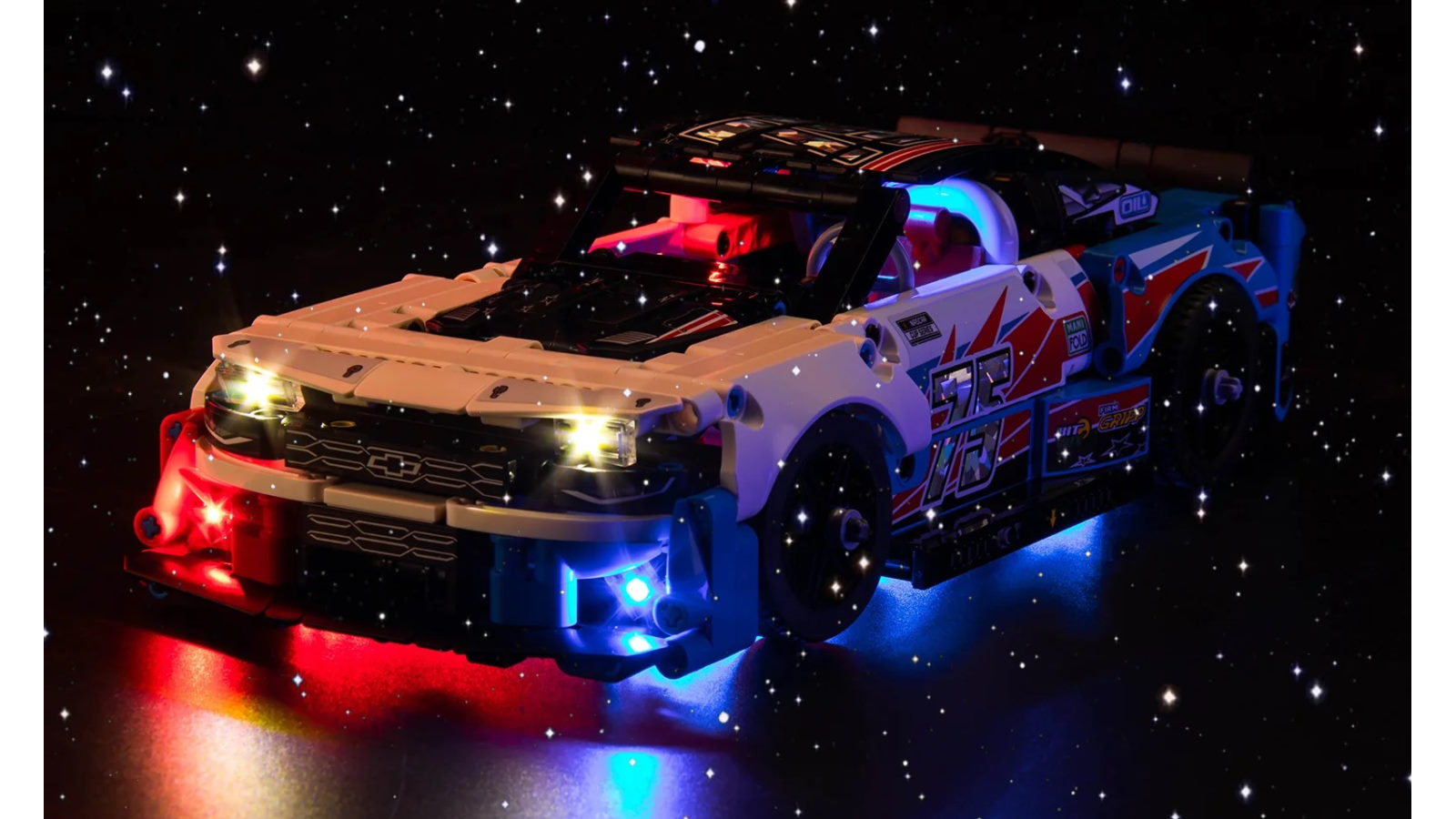 Brick Shine GC Light Kit for LEGO NASCAR Next Gen Chevrolet Camaro ZL1