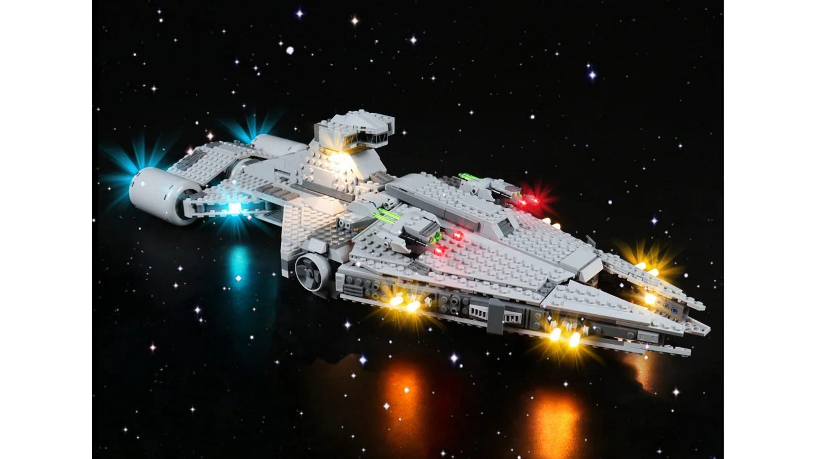 Brick Shine GC Light Kit for LEGO Mandalorian Imperial Light Cruiser - Classic Version