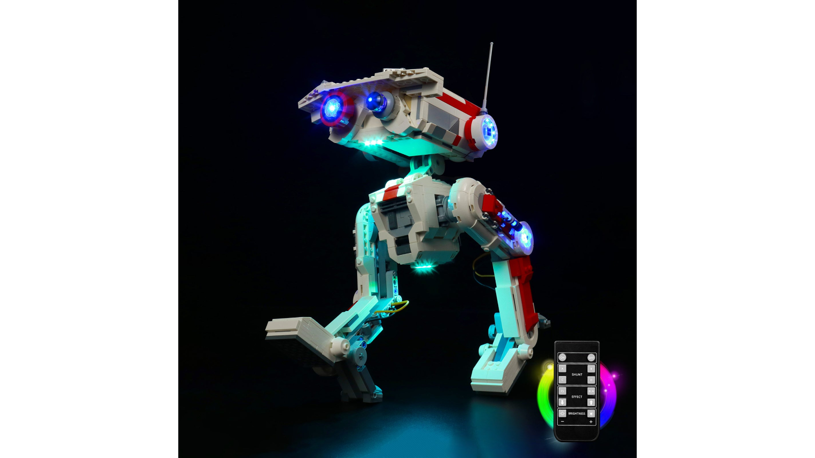 Brick Shine GC Light Kit for Lego Star Wars BD-1 75335 Remote Version