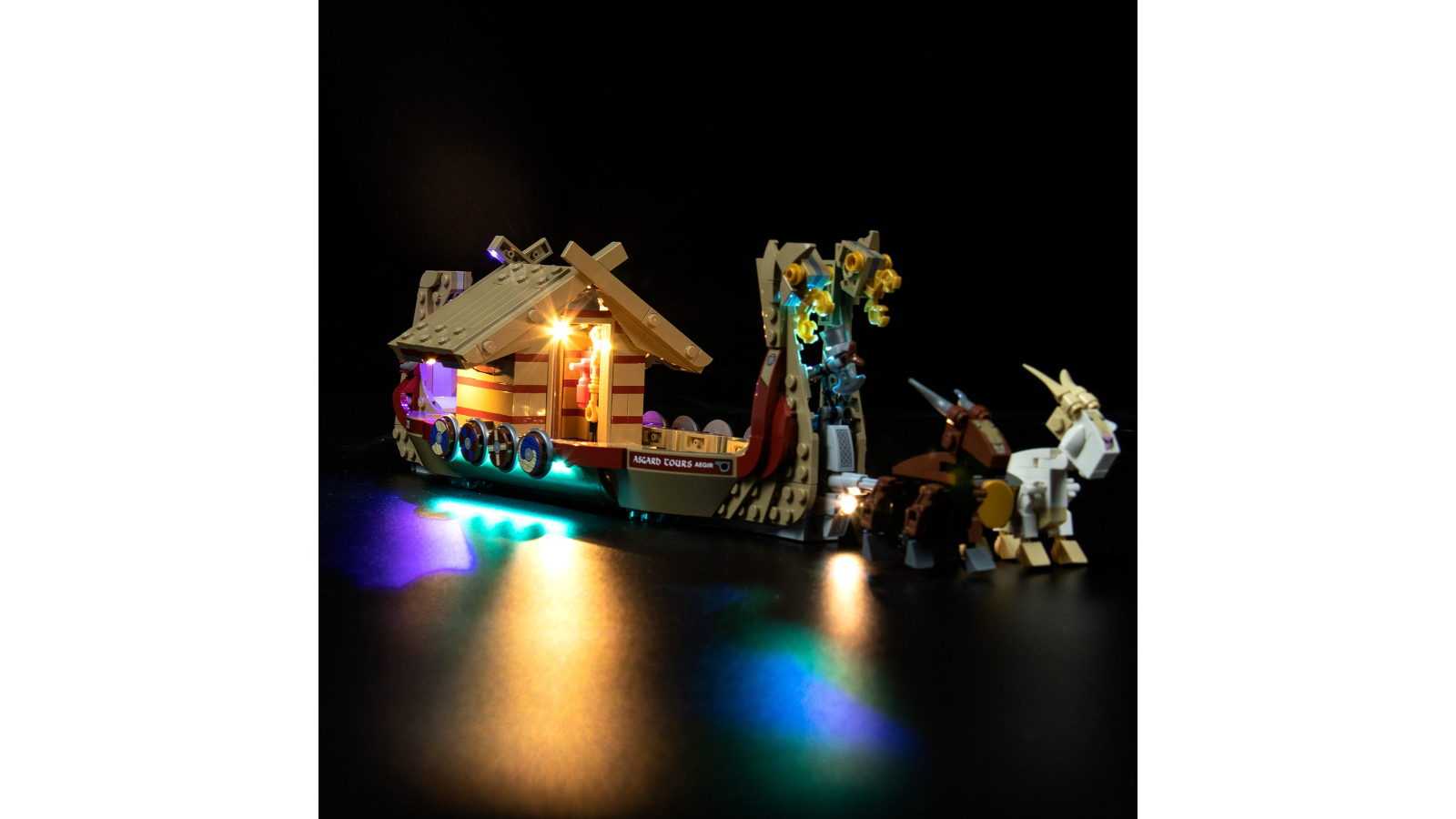 Brick Shine GC Light Kit for Lego The Goat Boat 76208 Classic Version